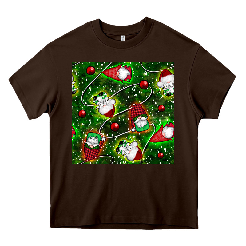 Christmas Gnomes Seamless Pattern Heavy Core Tee by BundleAndBundleShop | Teevron