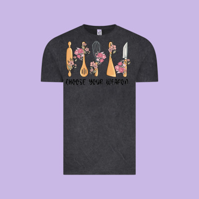 Choose Your Weapon Vintage Tee Designed By Maliassmallbusiness