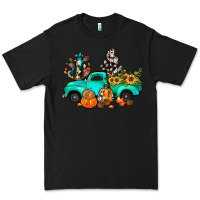 Black cactus pumpkin truck fall Premium Tee - JahusDesignShop
