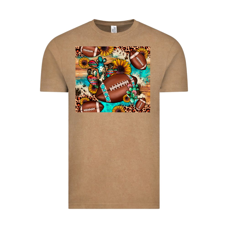 Football Cactus Sunflower Vintage Tee by JahusDesignShop | Teevron