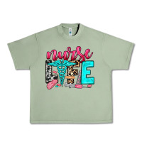 Oil Green nurse life Urban Heavy Tee - NancyCooperArtShop
