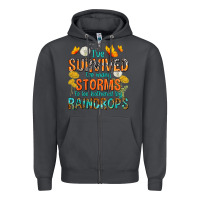Smoke I've Survived Too Many Storms Zipper Hoodie - texasbilliewilder