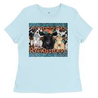 Baby Blue black angus Simmental charolais Ladies Tee - JahusDesignShop