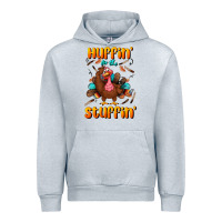 Heather Grey huffin' for the stuffin' Urban Hoodie - BundleAndBundleShop
