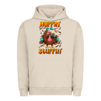 Pigment French Oak huffin' for the stuffin' Urban Hoodie - BundleAndBundleShop