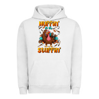 Pigment Lunar Rock huffin' for the stuffin' Urban Hoodie - BundleAndBundleShop