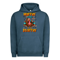 Pigment Midnight Navy huffin' for the stuffin' Urban Hoodie - BundleAndBundleShop