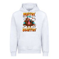 White huffin' for the stuffin' Urban Hoodie - BundleAndBundleShop