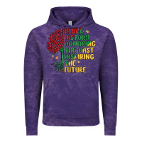 Cloud Purple black history honoring the past inspiring the futu Vintage Hoodie - MaliasSmallBusiness