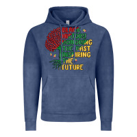 Vintage Denim black history honoring the past inspiring the futu Vintage Hoodie - MaliasSmallBusiness