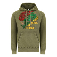 Vintage Olive black history honoring the past inspiring the futu Vintage Hoodie - MaliasSmallBusiness