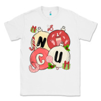 White nicu nurse christmas Classic Tee - MaliasSmallBusiness