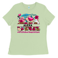 Matcha costom name valentines day cna certified nursing Ladies Tee - AdoDesignShop