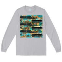 Moon Dust Hairdresser Parting Comb With Leopard And Glitter Seamless Pattern Bbs Long Sleeve Tee - BundleAndBundleShop
