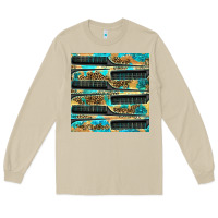 Mushroom Hairdresser Parting Comb With Leopard And Glitter Seamless Pattern Bbs Long Sleeve Tee - BundleAndBundleShop