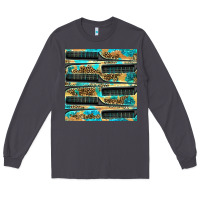 Smoke Hairdresser Parting Comb With Leopard And Glitter Seamless Pattern Bbs Long Sleeve Tee - BundleAndBundleShop