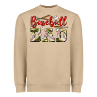 Mushroom baseball dad Heavyweight Sweatshirt - BundleAndBundleShop