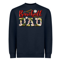 Navy baseball dad Heavyweight Sweatshirt - BundleAndBundleShop