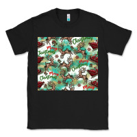Black christmas magic pattern Classic Tee - CowhideDigitalArt