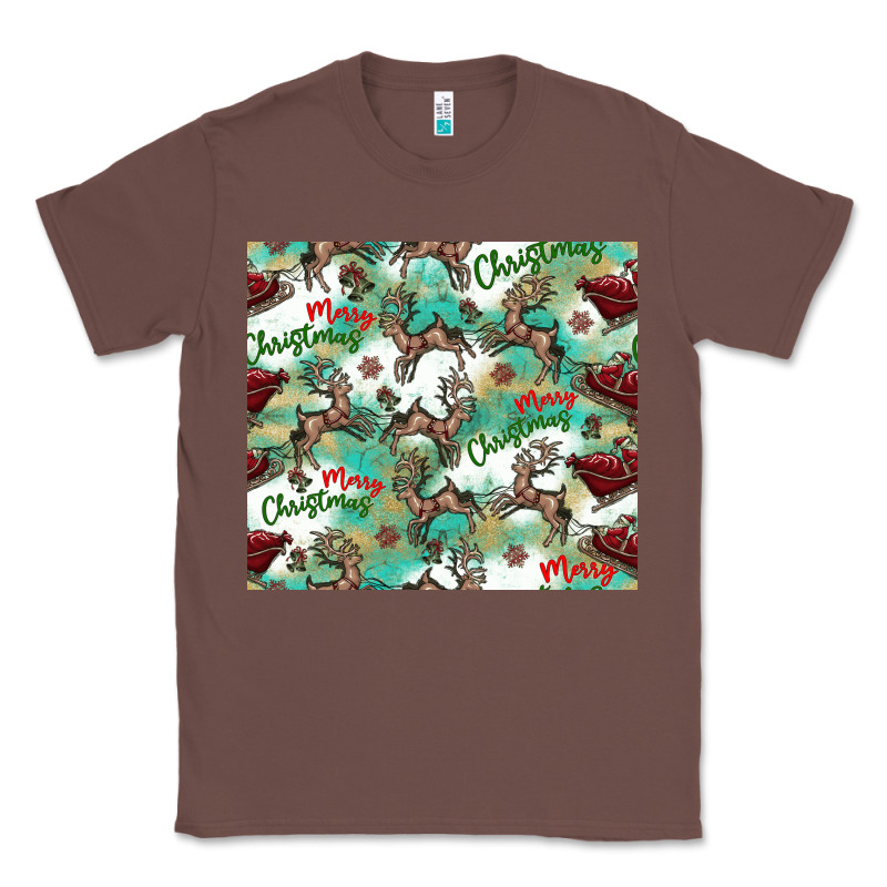 Christmas Magic Pattern Classic Tee by CowhideDigitalArt | Teevron