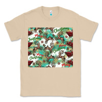 Mushroom christmas magic pattern Classic Tee - CowhideDigitalArt
