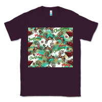 Plum christmas magic pattern Classic Tee - CowhideDigitalArt