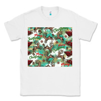 White christmas magic pattern Classic Tee - CowhideDigitalArt