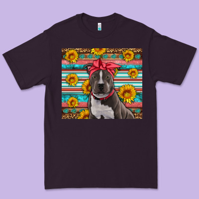 Western Pitbull Premium Tee Designed By Artiststas