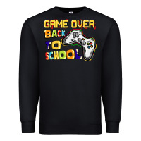 Black game over back to school Premium Sweatshirt - CowGirlArtShop