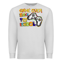 Dove Grey game over back to school Premium Sweatshirt - CowGirlArtShop