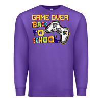 Purple game over back to school Premium Sweatshirt - CowGirlArtShop