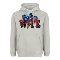 Moon Dust police wife with lightning bolt Heavyweight Hoodie - CowGirlArtShop