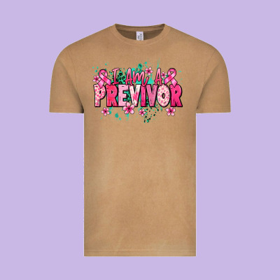 I Am A Previvor Vintage Tee Designed By Nancycooperartshop