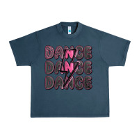 Midnight Navy dance dance dance with lightning bolt Urban Heavy Tee - MaliasSmallBusiness