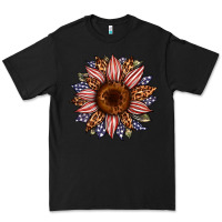 Black usa flag camouflage leopard sunflower Premium Tee - Artiststas