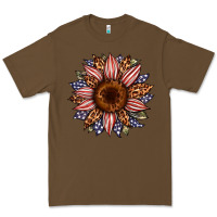 Cacao usa flag camouflage leopard sunflower Premium Tee - Artiststas