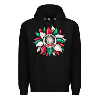 Black sunflower i̇talian flag Premium Hoodie - JahusDesignShop