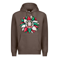 Coffee sunflower i̇talian flag Premium Hoodie - JahusDesignShop