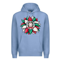 Colony Blue sunflower i̇talian flag Premium Hoodie - JahusDesignShop