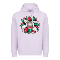 Lilac sunflower i̇talian flag Premium Hoodie - JahusDesignShop