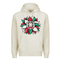 Oatmeal Heather sunflower i̇talian flag Premium Hoodie - JahusDesignShop