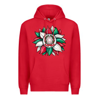 Red sunflower i̇talian flag Premium Hoodie - JahusDesignShop