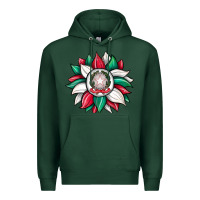Sports Green sunflower i̇talian flag Premium Hoodie - JahusDesignShop