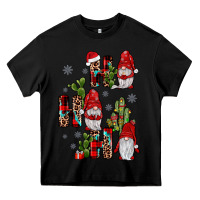 Black ho ho ho gnome Heavy Core Tee - JahusDesignShop