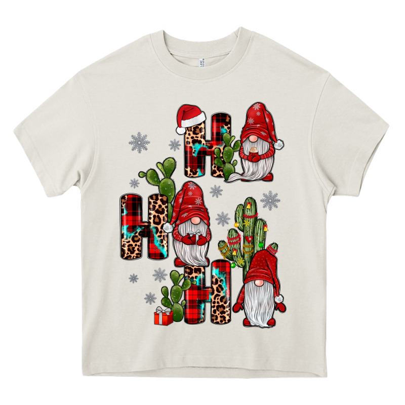 Ho Ho Ho Gnome Heavy Core Tee by JahusDesignShop | Teevron