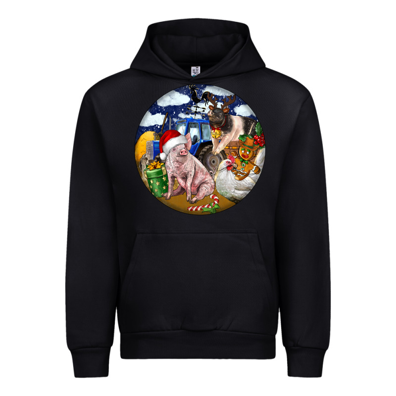 Farm And Pig Urban Hoodie by FaDigitalArtStudio | Teevron