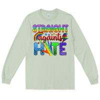 Matcha Straight Againts Hate Long Sleeve Tee - BundleAndBundleShop
