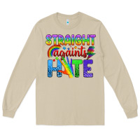 Mushroom Straight Againts Hate Long Sleeve Tee - BundleAndBundleShop