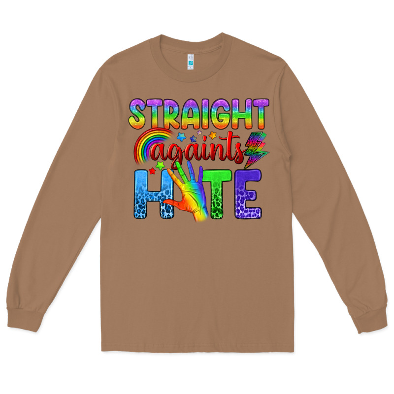Straight Againts Hate Long Sleeve Tee by BundleAndBundleShop | Teevron