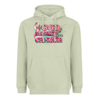 Matcha my god is stronger than cancer Heavyweight Hoodie - CowGirlArtShop